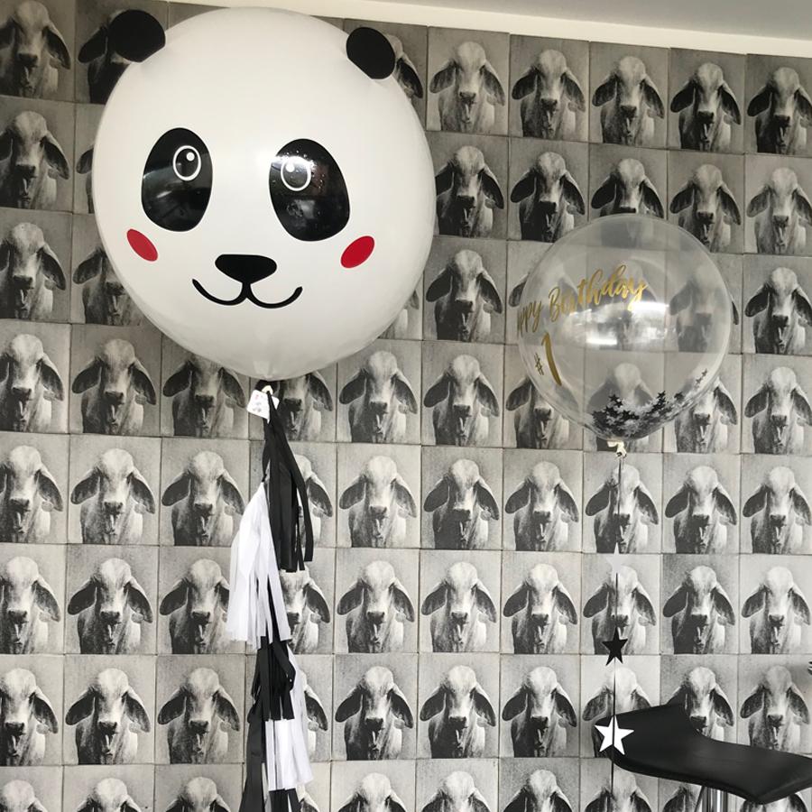 Globo gigante personalizado oso panda
