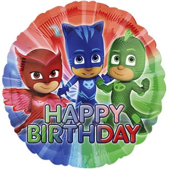 PJ Masks Happy Birthday Balloon 18" 