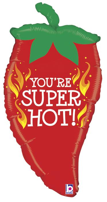 Chili your are super hot balloon 32"