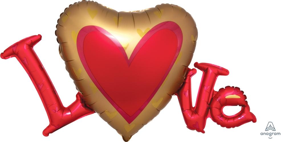 Love Heart balloon 33"