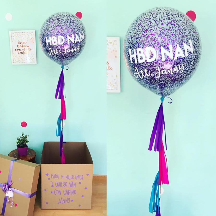 templo dolor de cabeza vistazo Regalos a domicilio cajas sorpresa con globos